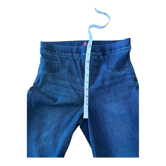 SPANX Jean-ish® Ankle Leggings Skinny Blue Denim Stretch Pull-on Women’s Size S - Picture 10 of 13